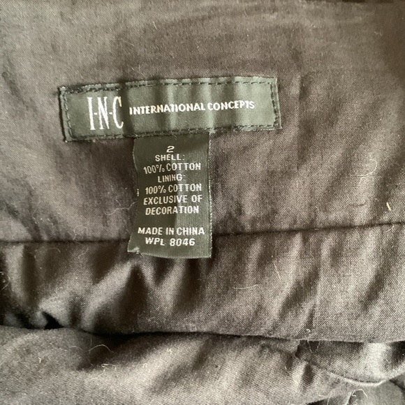 I•N•C International Concepts cotton black sundress size 2 - Picture 9 of 9